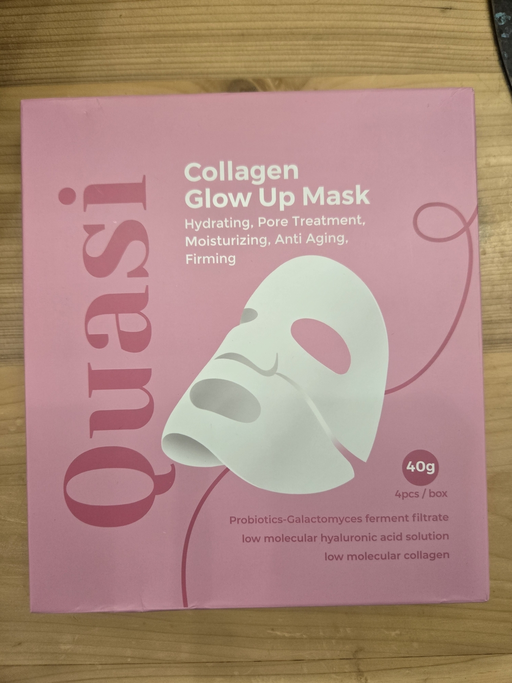 4 FOR $20 Collagen Glow Up Mask — Hydrating Pink Sheet Mask